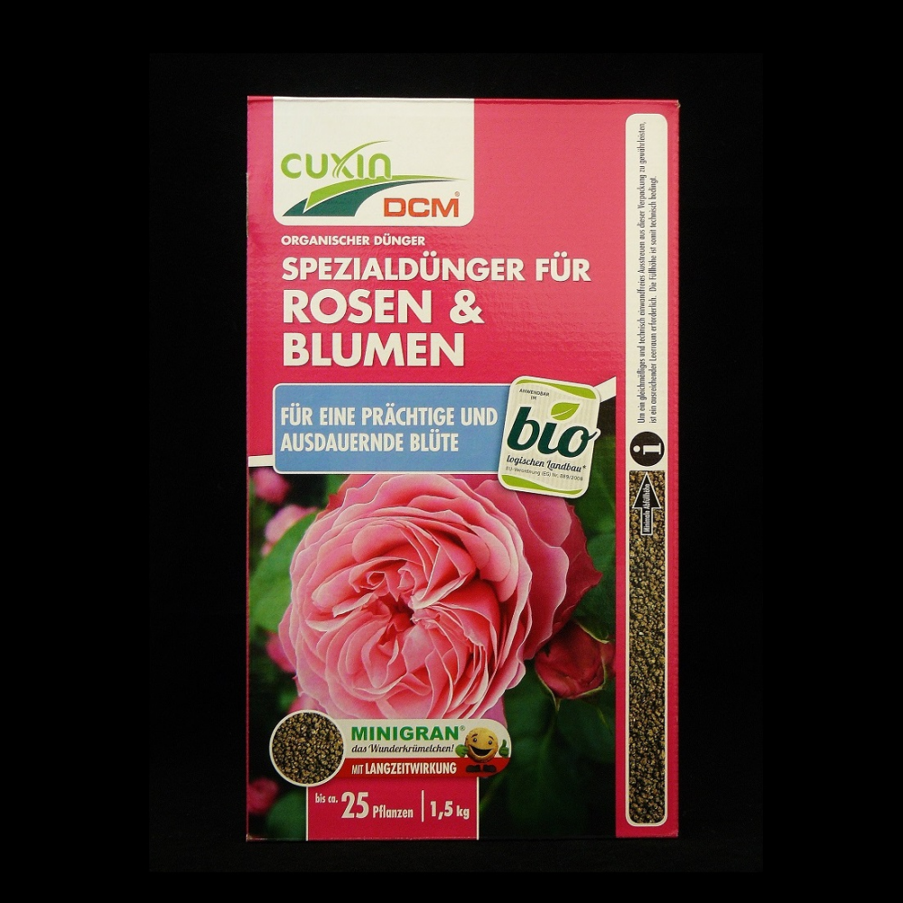 Cuxin Spezialdünger für Rosen & Blumen 1,5 kg, 13,49