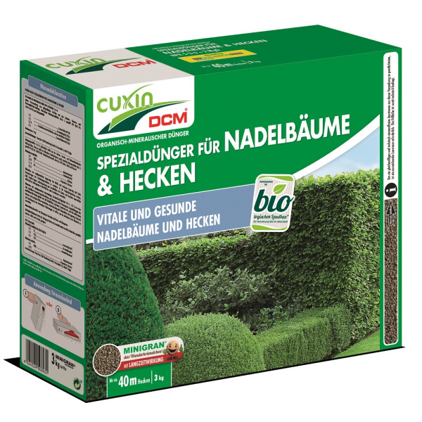 Cuxin Spezialdünger für Nadelbäume & Hecken 3 kg