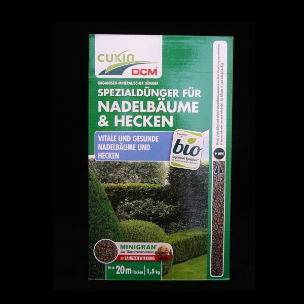 Cuxin Spezialdünger für Nadelbäume & Hecken 1,5 kg