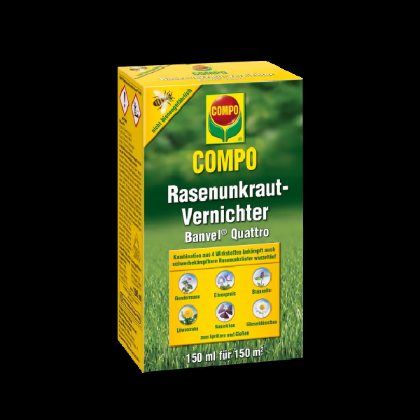 Compo Rasenunkraut-Vernichter Banvel Quattro 150 ml