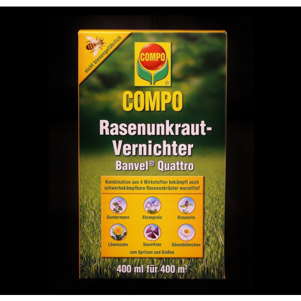 Compo Rasenunkraut-Vernichter Banvel Quattro 400 ml