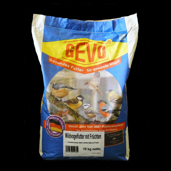 Gevo Wildvogelfutter mit Fr&uuml;chten 10 kg