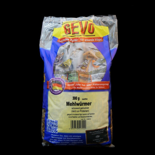 Gevo Mehlwürmer getrocknet 300 g
