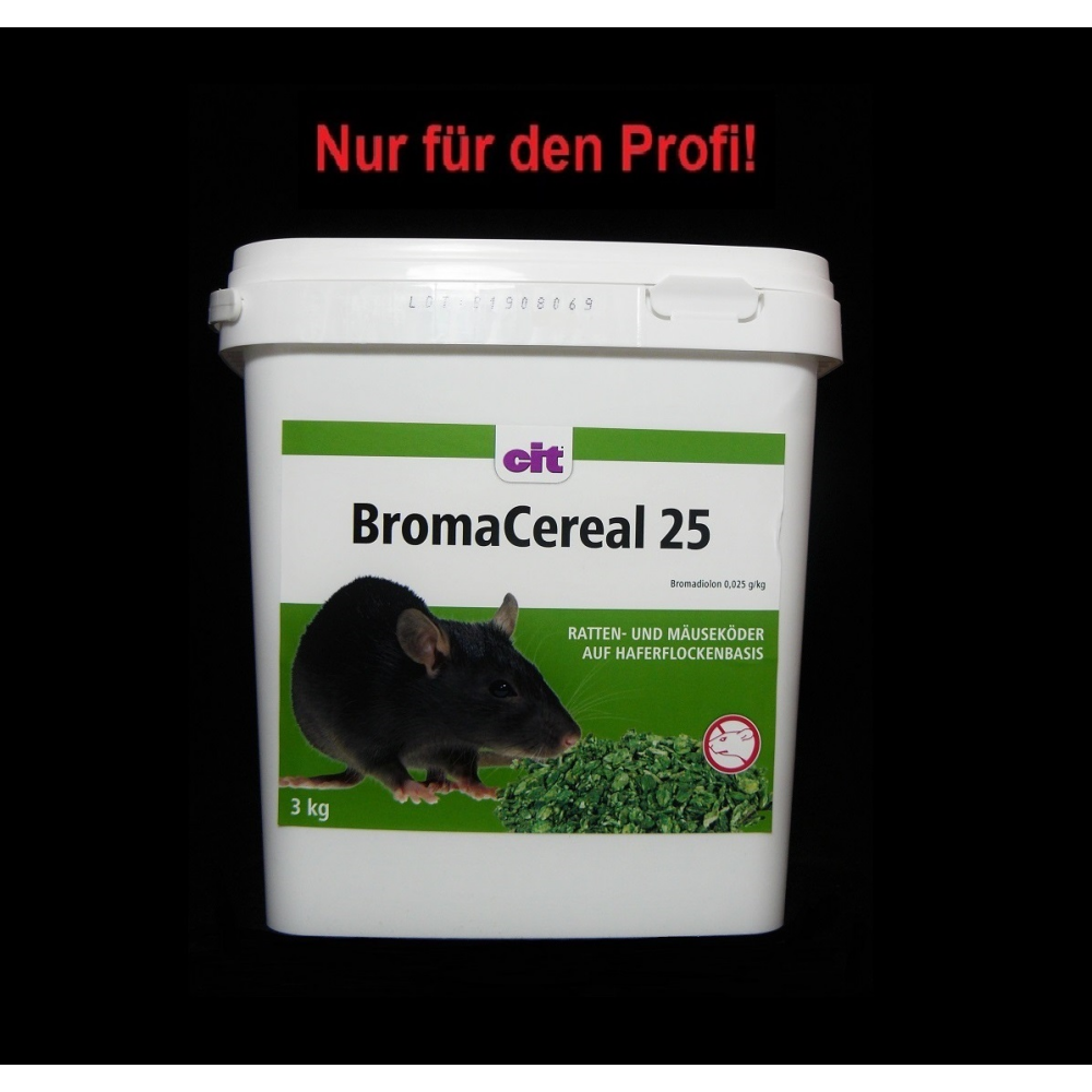 BromaCereal 25 Bromadiolon 3 kg
