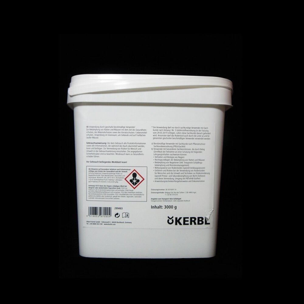 BromaCereal 25 Bromadiolon 3 kg, 24,87