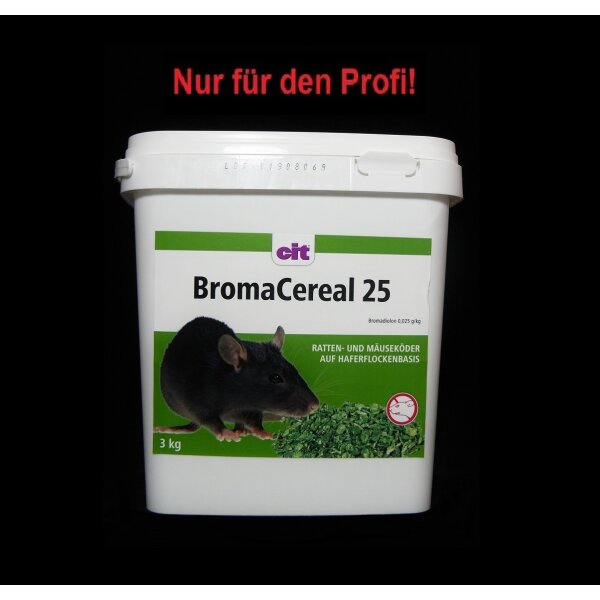 BromaCereal 25 Bromadiolon 3 kg | Rattengift