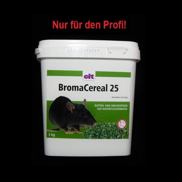 BromaCereal 25 Bromadiolon 3 kg