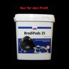 BrodiPads 25 Brodifacoum 3 kg | Rattengift