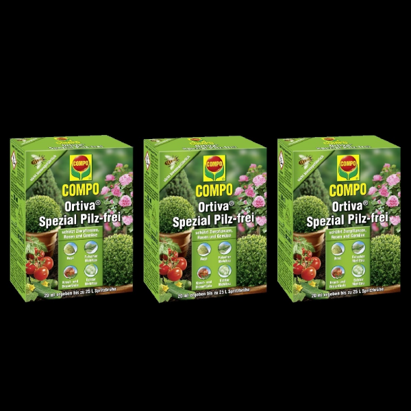 3 x Compo Ortiva Spezial Pilz-frei 20 ml, 42,53