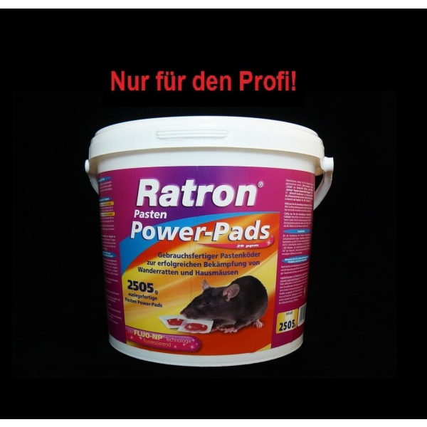 Ratron Pasten Power-Pads 29 ppm 2505 g Eimer | Rattengift