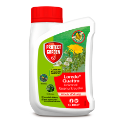 3 x Protect Garden Loredo QUATTRO Universal-Rasenunkrautfrei 400 ml