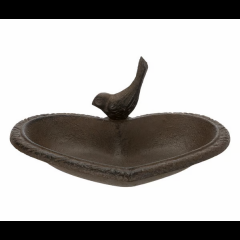 Trixie Vogeltränke Herzform, Gusseisen 16 x 15 cm