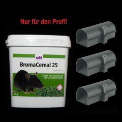 SET BROMACereal 25 Bromadiolon 3 kg + 3...