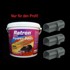 SET Ratron Pasten Power-Pads 29 ppm 2505 g + 3 K&ouml;derstationen BlocBox Alpha