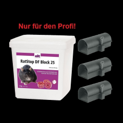 SET RatStop DF BLOCK 25 Difenacoum 3 kg + 3...