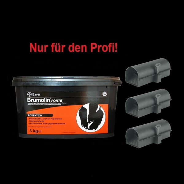 Giftweizen Rattengift & Mäusegift Pest-Profi Bromadiolon