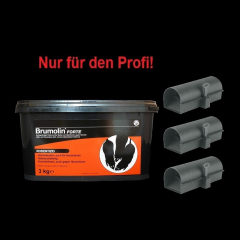 SET Brumolin FORTE 3 kg + 3 Köderstationen BlocBox Alpha