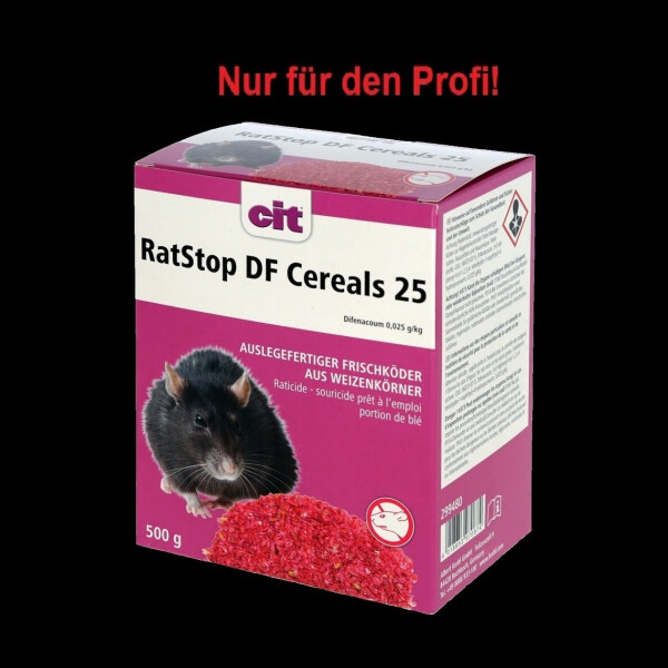 RatStop DF Cereals 25 Difenacoum 500 g