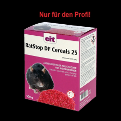 RatStop DF Cereals 25 Difenacoum 500 g | Rattengift