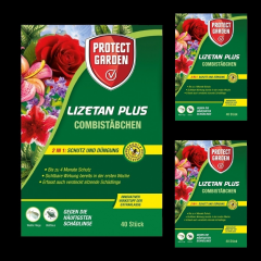 3 x Protect Garden Lizetan Plus COMBISTÄBCHEN 40 Stück