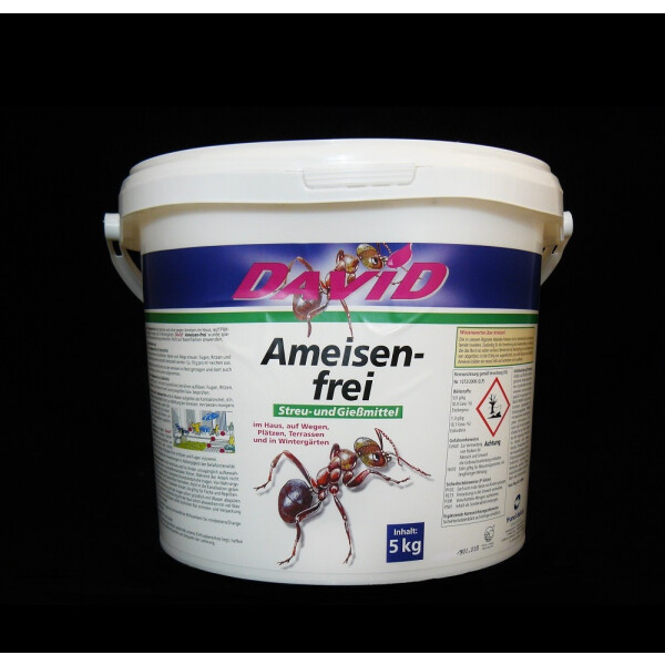 DAVID Ameisen-frei Streu- und Gießmittel 5 kg Eimer