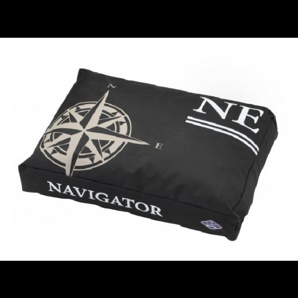 D &amp; D Hundekissen Navigator 60 x 40 x12 cm schwarz