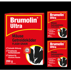 3 x Brumolin Ultra M&auml;use Getreidek&ouml;der Flash...