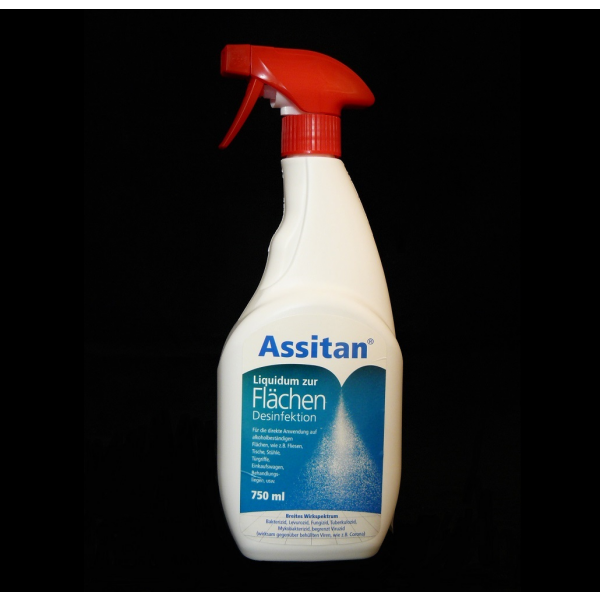 Assitan Liquidum FL&Auml;CHEN-Desinfektion 750 ml Pumpsprayflasche