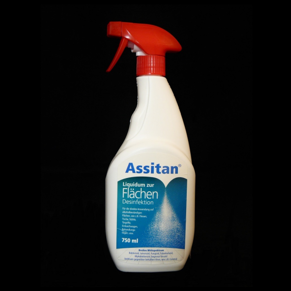 Assitan Liquidum FL&Auml;CHEN-Desinfektion 750 ml Pumpsprayflasche