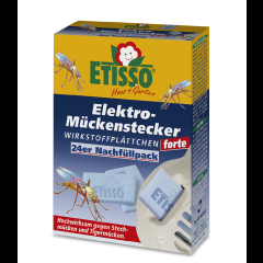 5 x Etisso Elektro-Mückenstecker forte NACHFÜLLPACK 24 Wirkstoffplättchen