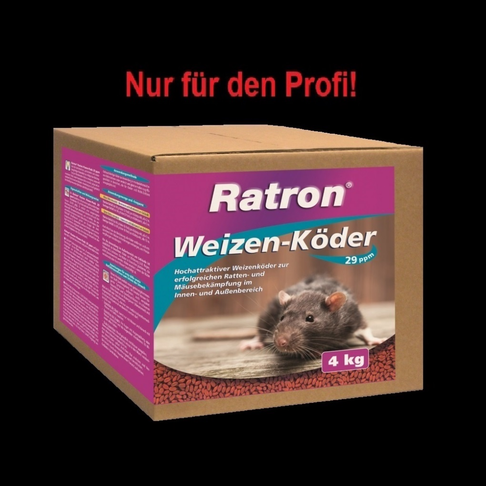 80 x Ratron Weizen-Köder 29 ppm 50 g | Rattengift, 57,90