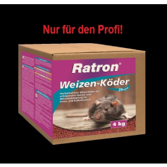 80 x Ratron Weizen-K&ouml;der 29 ppm 50 g | Rattengift