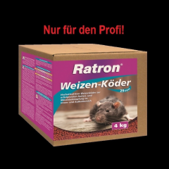 80 x Ratron Weizen-Köder 29 ppm 50 g | Rattengift