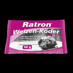 80 x Ratron Weizen-Köder 29 ppm 50 g | Rattengift