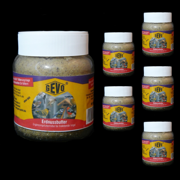 6 x Gevo Erdnussbutter im Glas 360 g