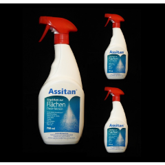3 x Assitan Liquidum FL&Auml;CHEN-Desinfektion 750 ml Pumpsprayflasche