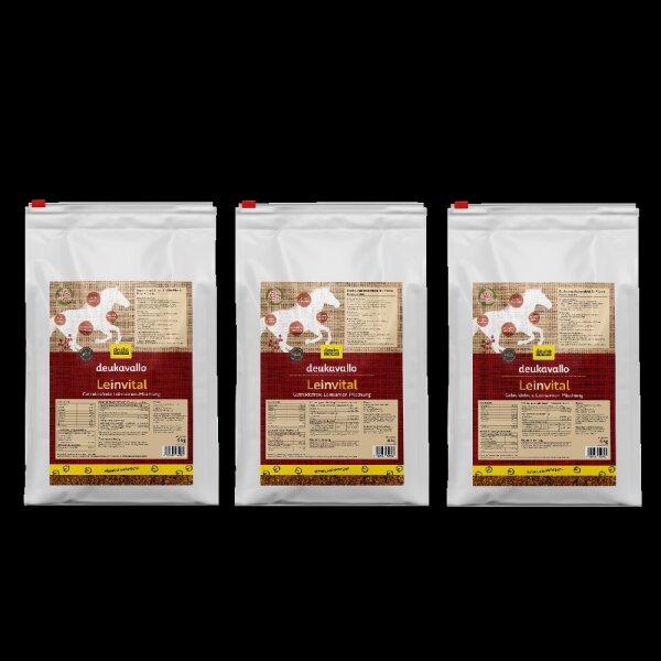 3 x deukavallo Leinvital 8 kg