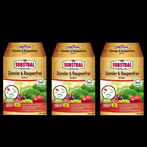 3 x Naturen Bio Z&uuml;nsler &amp; Raupenfrei XenTari 20 g
