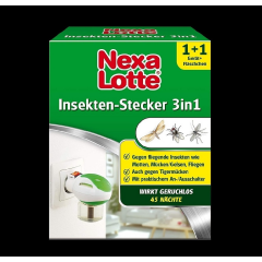 Nexa Lotte Insekten-Stecker 3 in 1 (MHD)