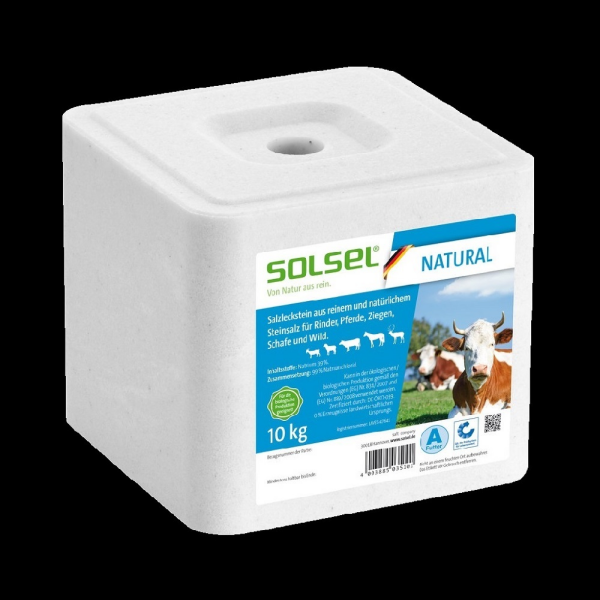 Solsel Natural Salzleckstein