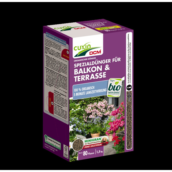 Cuxin Spezialdünger für Balkon & Terrasse 1,5 kg