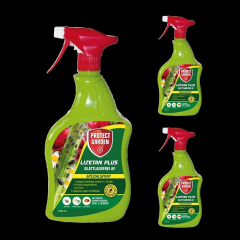 3 x Protect Garden Lizetan Plus Blattlausfrei AF 1 Liter