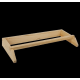 Holzsitzstange zur Wandmontage, L&auml;nge 50 cm