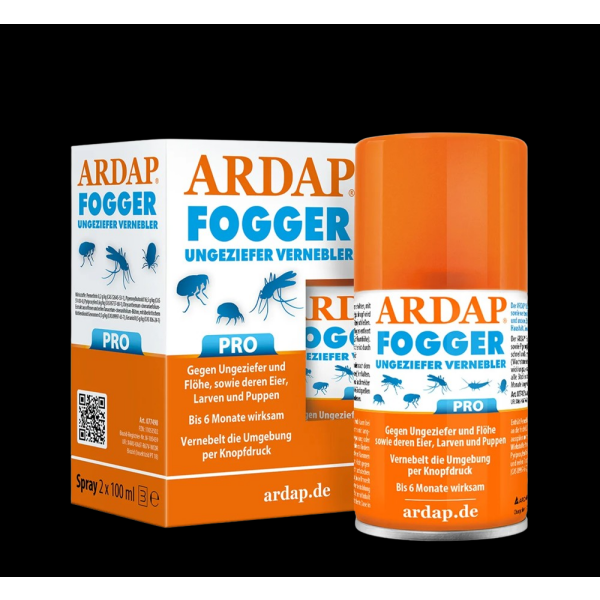 Ardap PRO Fogger Ungeziefer Vernebler 2 x 100 ml