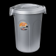 Futtertonne Tom 46 Liter 16 kg grau/silber