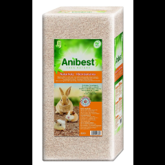 Anibest Naturholz-KLEINTIERSTREU 500 Liter 20 kg