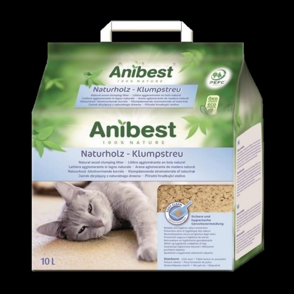 Anibest Naturholz-KLUMPSTREU 10 L (4,3 kg)