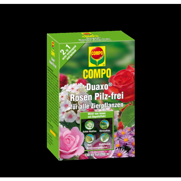 Compo Duaxo ROSEN Pilz-frei f&uuml;r alle Zierpflanzen 130 ml