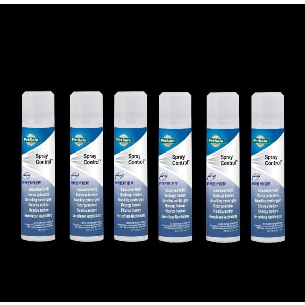 6 x PetSafe Spray Control Nachf&uuml;llung GERUCHLOS 88 ml
