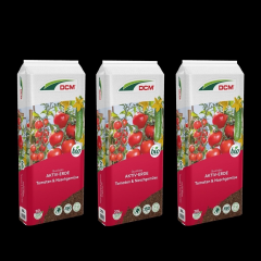 3 x Cuxin DCM Aktiv-Erde Tomaten & Naschgemüse 20 L